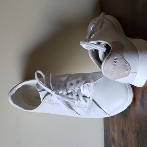 Cole Haan GrandPro White Leather Lace Up Tennis Sneaker Low tops 10W